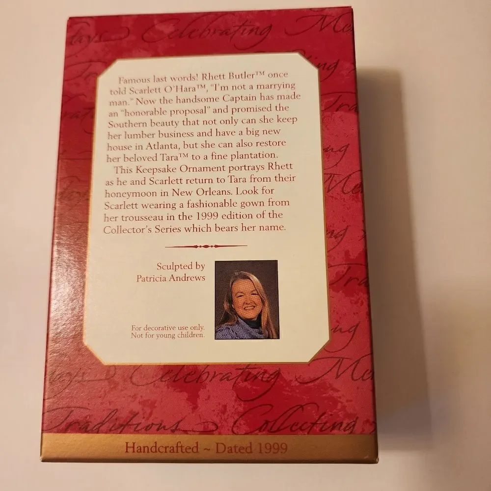Hallmark Keepsake Ornament Rhett Butler from Gone With The Wind 1999